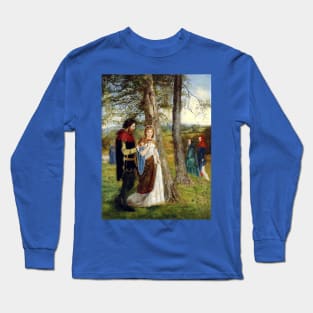 Sir Lancelot and Queen Guinevere - James Archer Long Sleeve T-Shirt